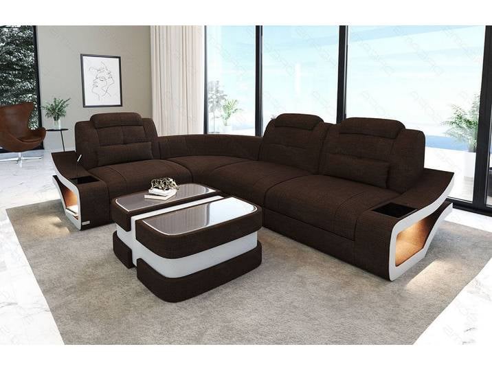 Stoff Ecksofa Elena L-Form