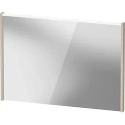 Duravit D-Code Spiegel DC7078091910000 1000x700x48, Taupe Matt, mit LED Beleuchtung