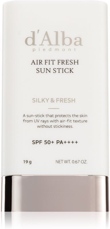 d'Alba Air Fit Fresh Sun Stick crème solaire en stick avec effets apaisants SPF 50+ 19 g