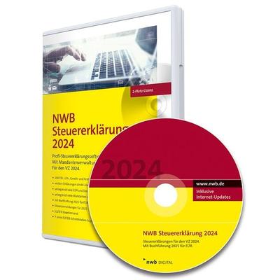 NWB Steuererklärung 2024 – 2-Platz-Lizenz