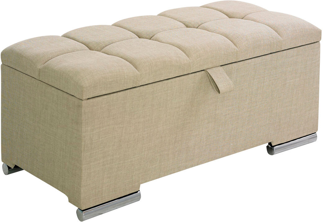 Ebern Designs Chestle Upholstered Ottoman Storage Bed Ice Crush Single (3')