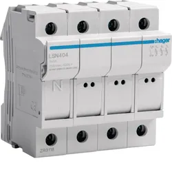 Hager Sicherungselement 3P+N 25A L32 4M