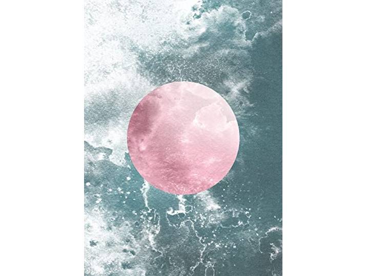 Komar Peinture murale Solum Aqua - Taille : 50 x 70 cm Sans cadre - Pure Boutique