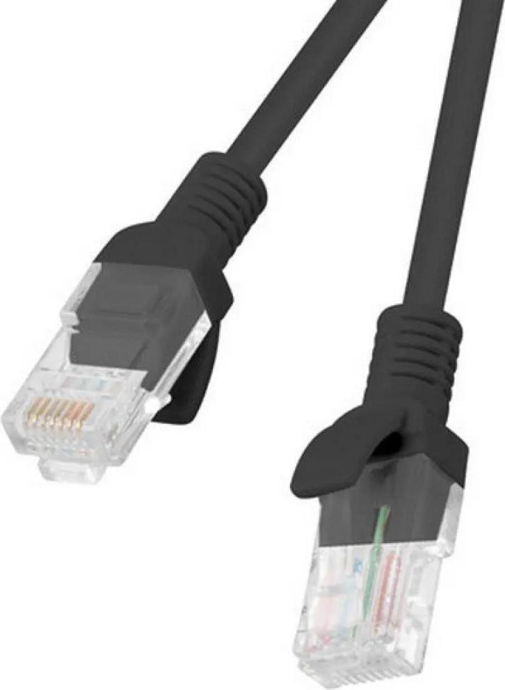 Lanberg Patchcord Cat.6 UTP 0,5m Schwarz Fluke Gecertificeerd