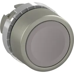 ABB P9MPNHG Drucktaster grau flach, P9M Befehls-und Meldegeräte Metall 1SFA184008R9007