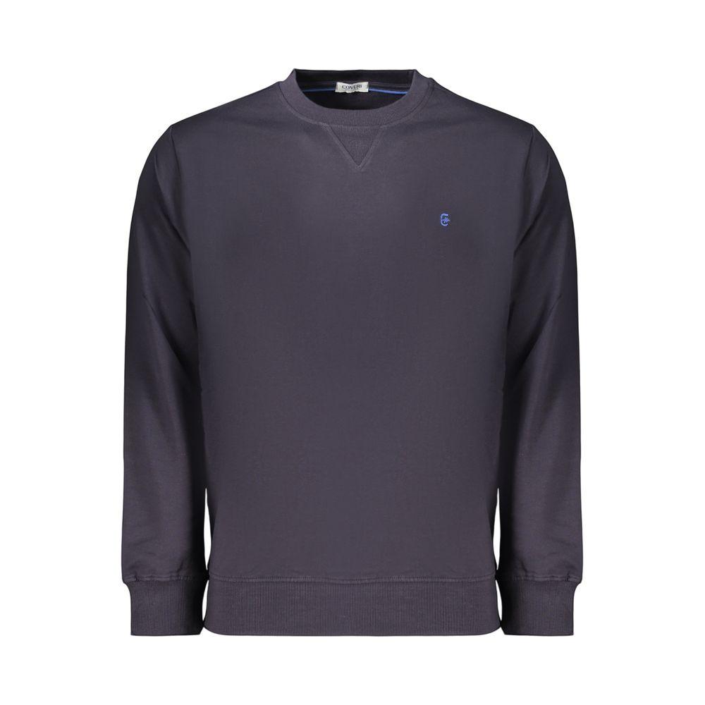 Coveri Moving Blauer Baumwoll-Herrenpullover