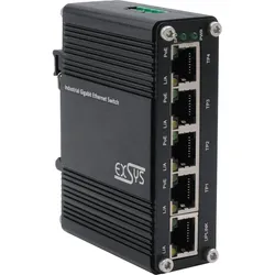 Exsys EX-62020POE (5 Ports), Netzwerk Switch, Schwarz