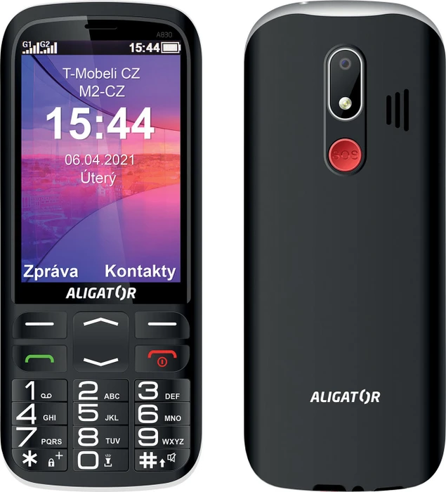 Aligator A830 Senior schwarz + Ladest.