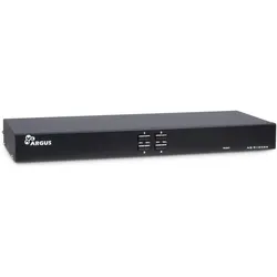 Intertech KVM-Switch AS-9104DA RackmountDVI,4xDVI/USB/Audio, KVM Switch, Schwarz
