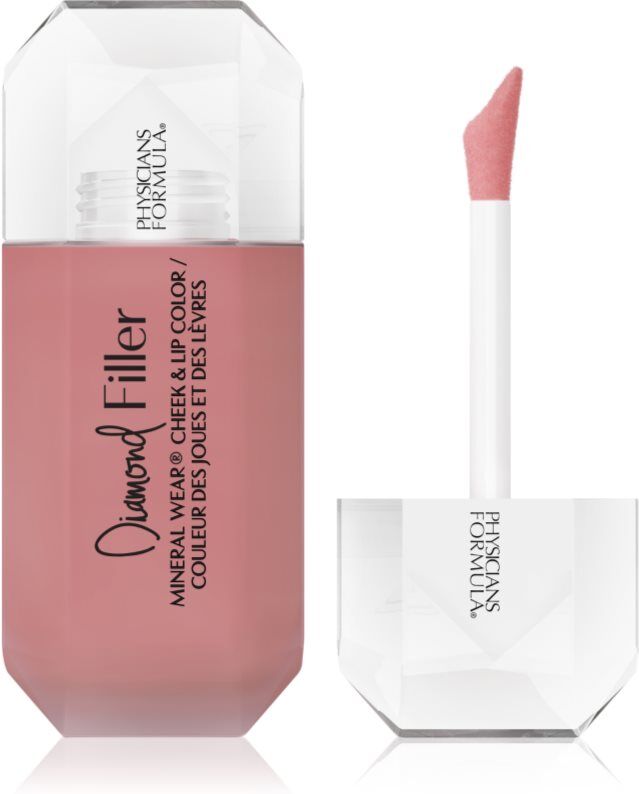 Physicians Formula Mineral Wear® Diamond Filler rouge lèvres et joues teinte Brilliant Peach 7.3 ml