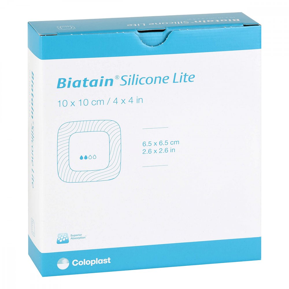 Avitamed GmbH Biatain Silicone Lite Schaumverband 10x10 cm 13587395