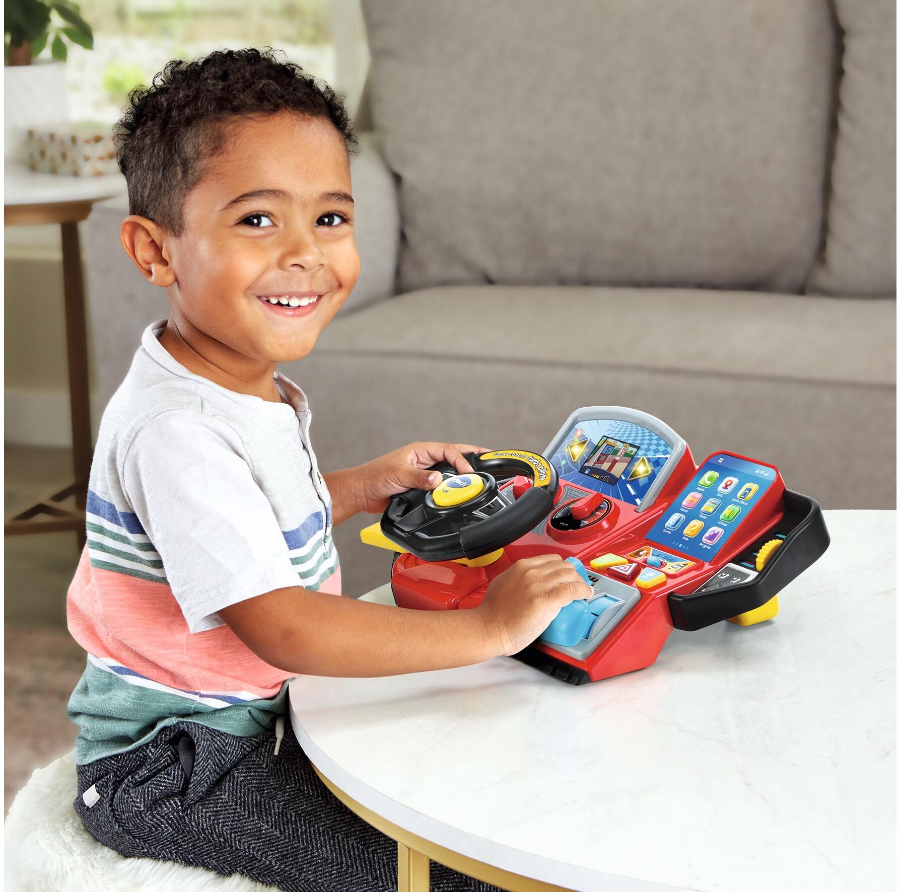 Lernspielzeug VTECH "Vtech Super console turbo pilote -FR-", Kinder, bunt (mehrfarbig), Kunststoff, Lernspielzeug Lernspielzeug mehrfarbig Einheitsgröße