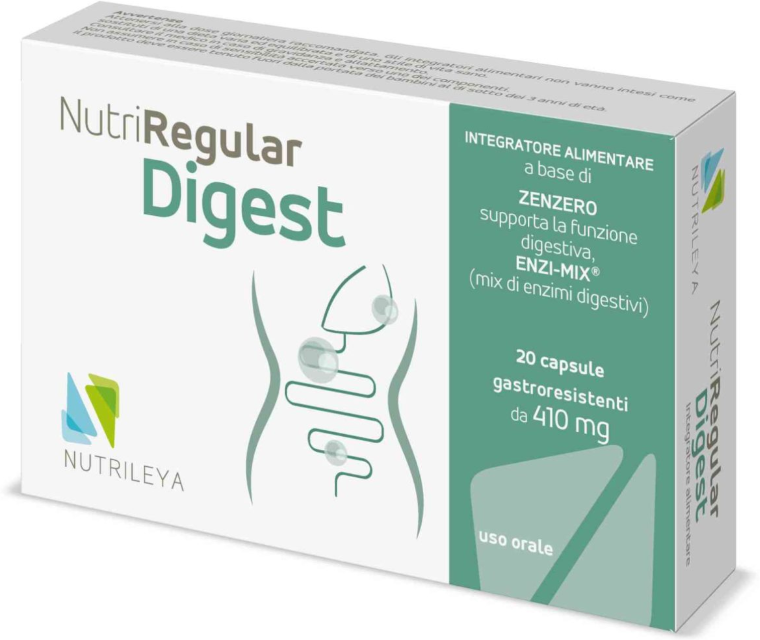 NUTRILEYA Nutriregular Digest 20 Capsule Da 410mg 