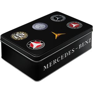 Nostalgic-Art Vorratsdose Mercedes-Benz Logo, aus Metall, 2,5 Liter, mit Motiv