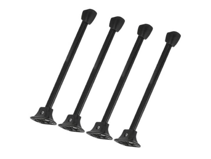 DUNSBY Klapptischbeine 4 Stück Faltbare Tischbeine aus Metall Halterungen, verstellbare Unterstützung, Kaffeetisch, tragbare Verwendung