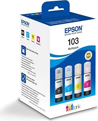 Epson 103 EcoTank 4-colour Multipack, 4.500 Seiten