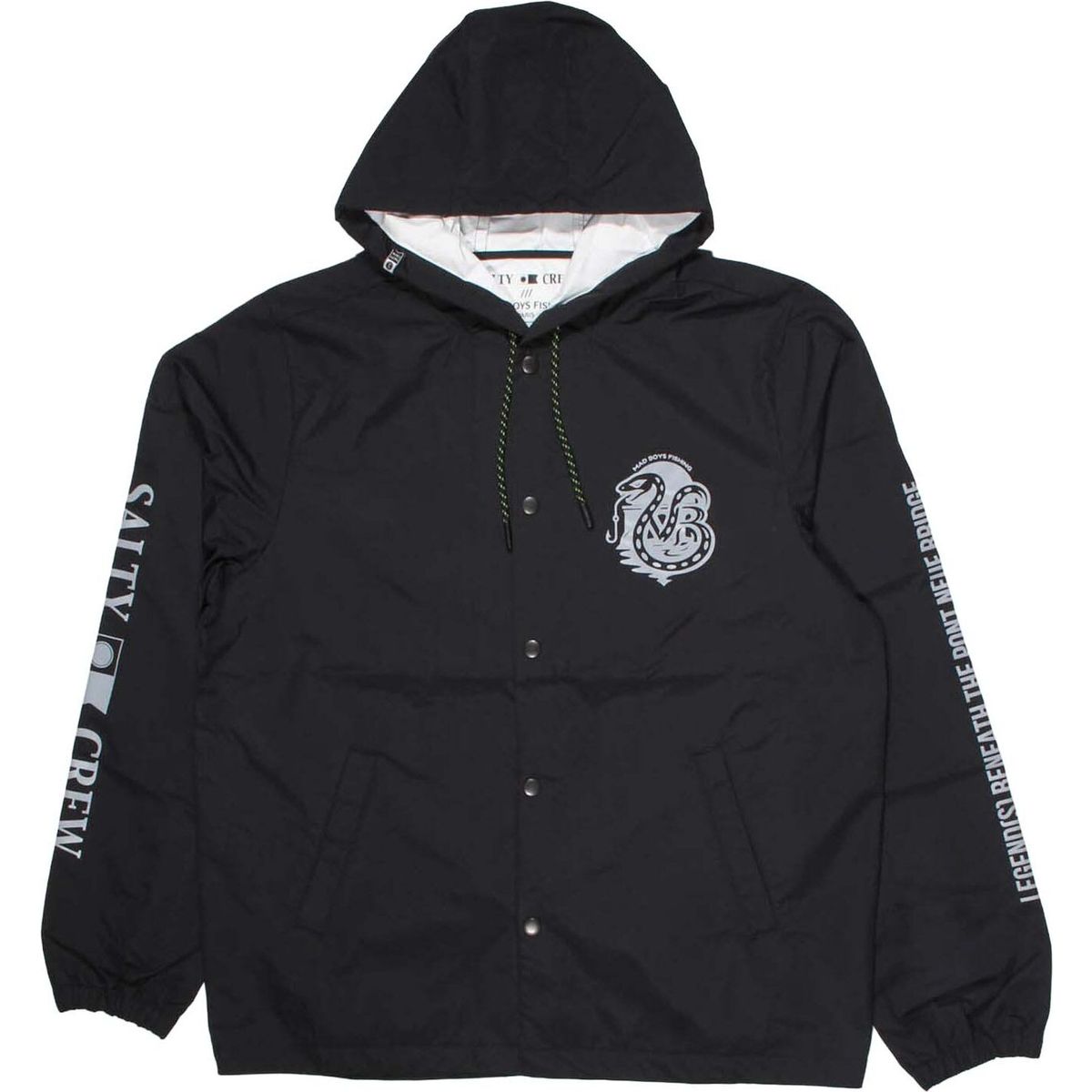 Salty Crew MB Tippet Snap Jacket black (BLK) L 20935156E-BLK-L
