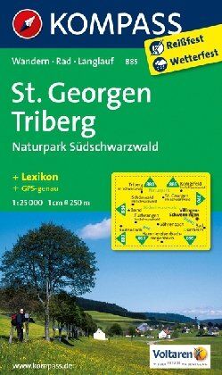 KOMPASS-Karten GmbH - St. Georgen - Triberg - Naturpark Südschwarzwald: Wanderkarte mit Kurzführer, Radwegen und Loipen. GPS-genau. 1:25000 (KOMPASS-Wanderkarten) - Preis vom 09.10.2026 07:28:09 h