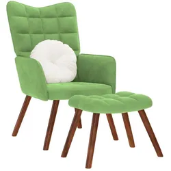 vidaXL, Sessel, Olmenos (mit Hocker)