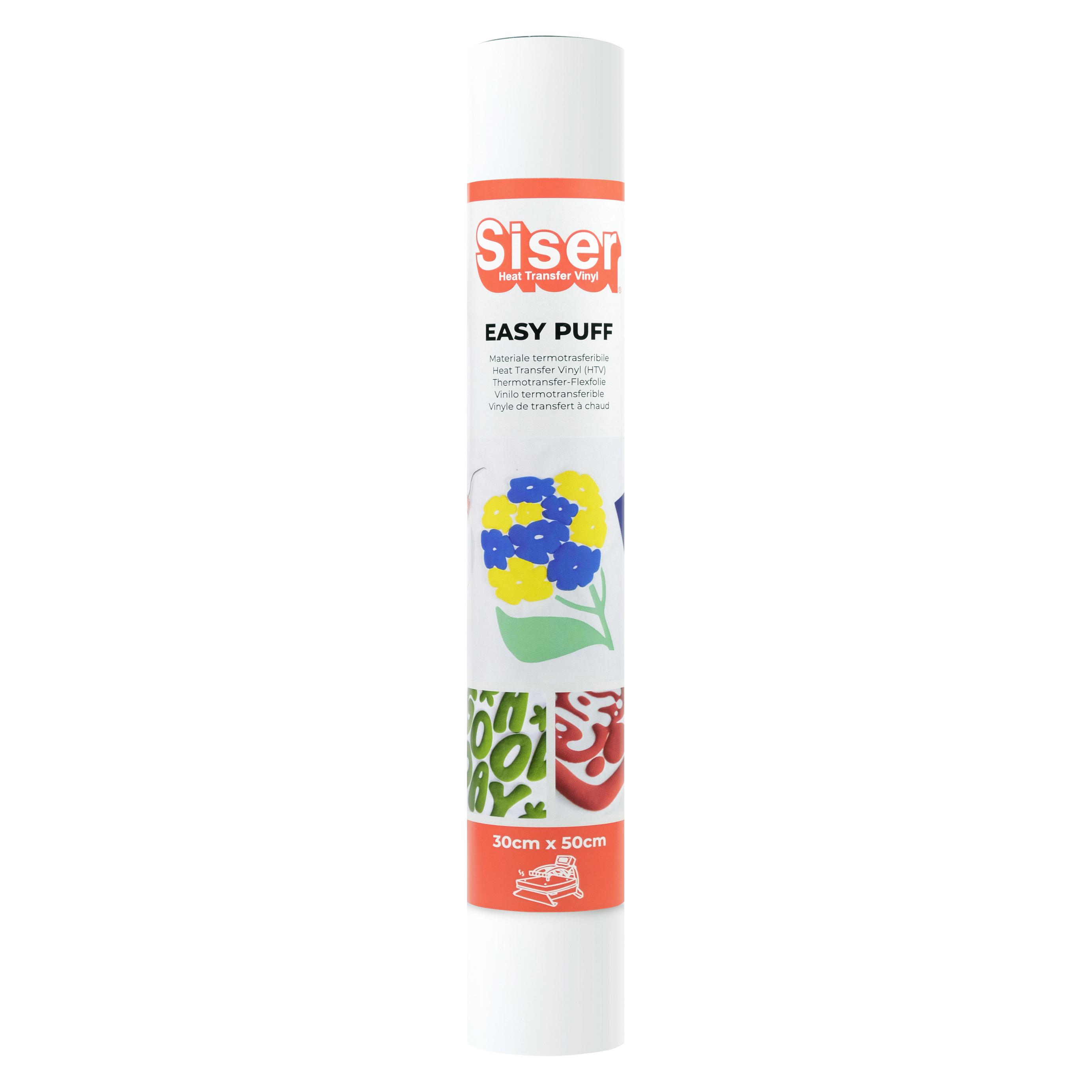 Siser Textiltransferfolie Schnittbreite 30 cm Weiss (1FPUFF-BI-3050)