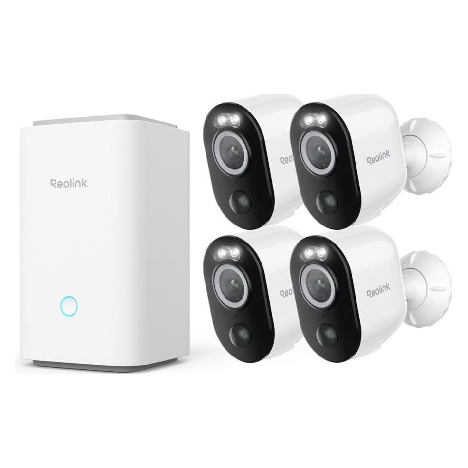 Reolink Home Hub w/ 4 Argus 3 Ultra (BWS4KC01W64-4)