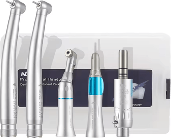 Inspire Essentials NSK FX Dual Drive Dental Handpiece Set 11 Contra Angle And High Speed Turbine 4hole Set 2