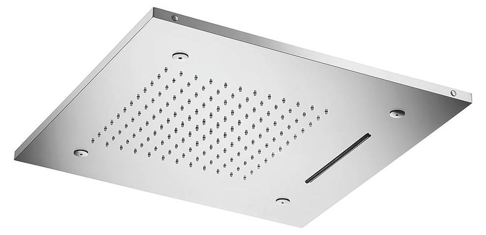 Herzbach 11.600385.2.01 LIVING SPA Farblicht Deckeneinbau-Regenbrause square