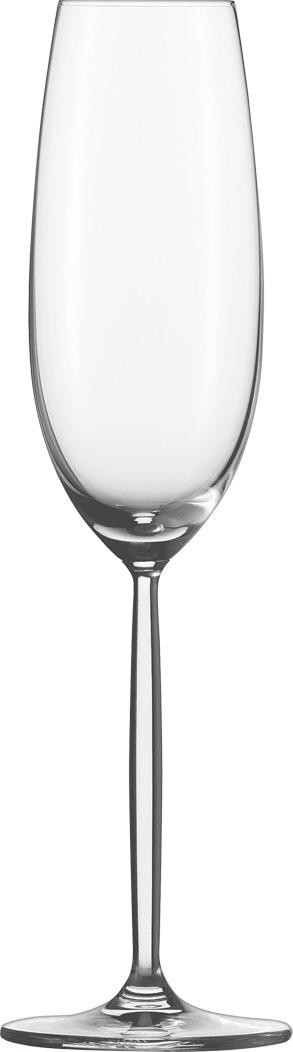 Schott Zwiesel Diva set van 6 champagneglazen van tritan kristal