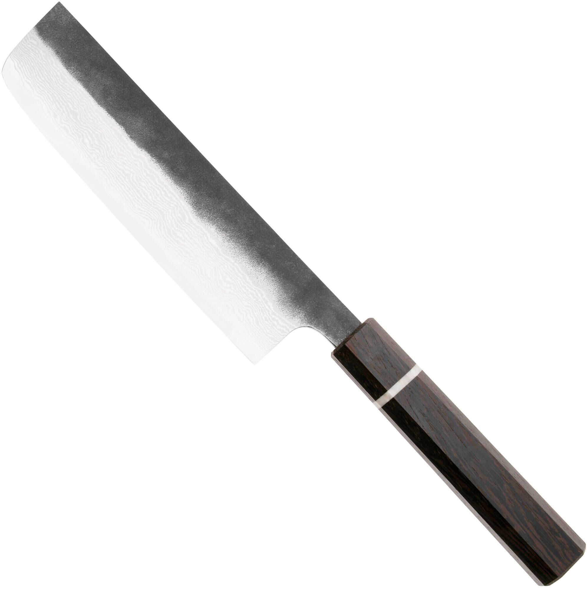 Nóż nakiri Tojiro Atelier Wenge 63-warstwy, stal damasceńska, 16,5 cm