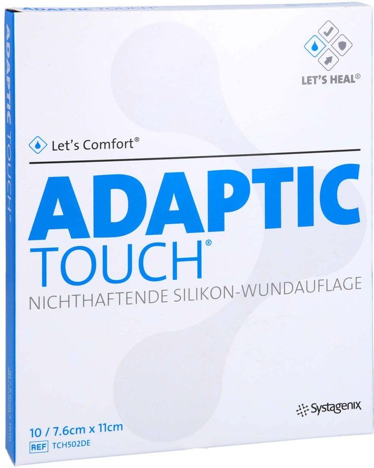 Adaptic Touch 7,6x11 cm nichthaft.Sil.Wundauflage