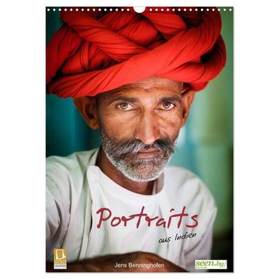Portraits aus Indien (Wandkalender 2027 DIN A3 hoch), CALVENDO Monatskalender