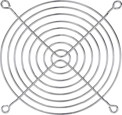 TRU COMPONENTS Lüftergitter (B x H) 120mm x 120mm Stahl