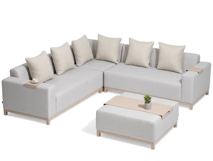 De Laan Soleil hoek loungeset 4-delig