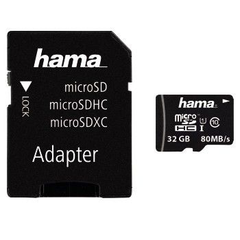 Hama 124139 MicroSDHC Speicherkarte 32 GB Klasse 10 00124139