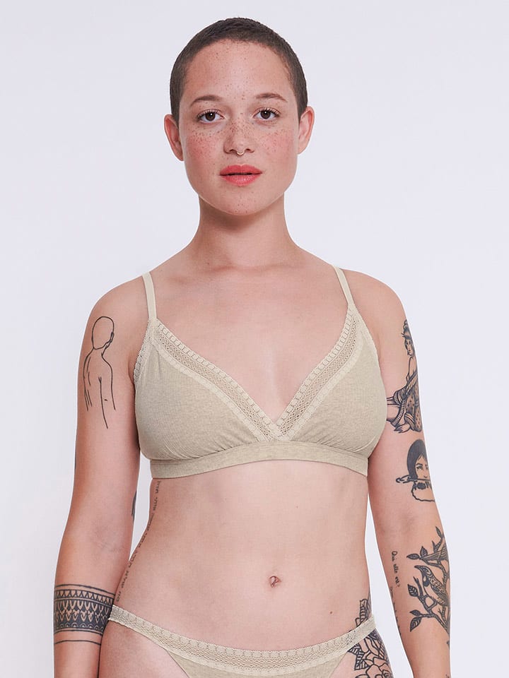 Sloggi Bügelloser BH in Beige - M