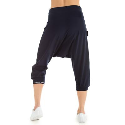 Haremshose WINSHAPE "Haremshose WBE7", Damen, Gr. XS, Normalgrößen, blau (night blau), 90% Baumwolle, 10% Elasthan, Hosen Haremshose, Dance-Style
