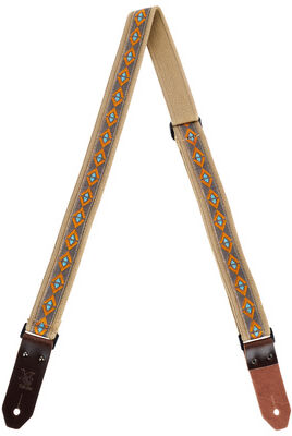 Minotaur Ukulele Strap Rhombus Seamless Grau
