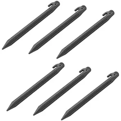 ProPlus 364836 Satz Zeltheringe 30cm Nylon 6 teilig Zelt Zubehör
