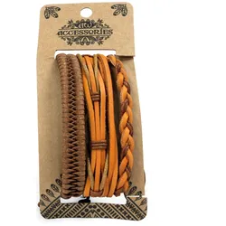 Mens Bracelet Sets - Tanned & Interesting (asst)