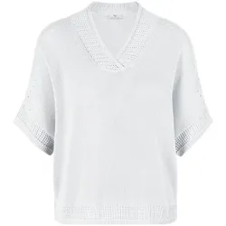 V-Pullover Peter Hahn weiss, 44