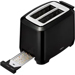 Tefal Uno 2S, Toaster, Schwarz