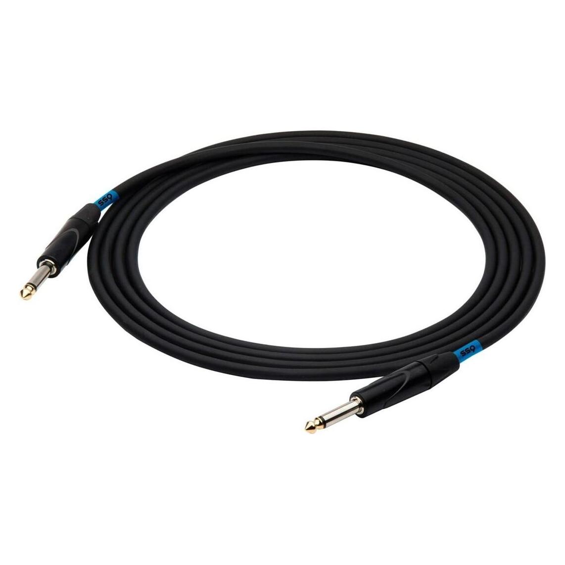 SSQ JMPJMP5 SS-1449 Kabel Jack Mono - Jack Mono 5 m Schwarz (5 m, 6.3mm Klinkenkabel) (SS-1449)