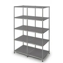 Floordirekt Metallregal   Concept Epure MK-015   Offenes Standregal mit 5 Ablagen