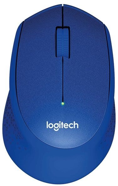 Logitech M330 Silent Plus Mus, Blå