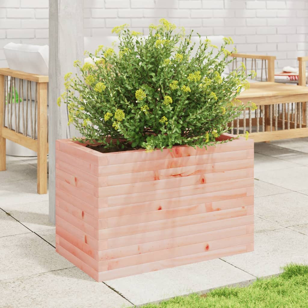 DEvidaxl 3 Wood Planter Natural Douglas fir wood 45.5cm H x 70cm W x 40cm D