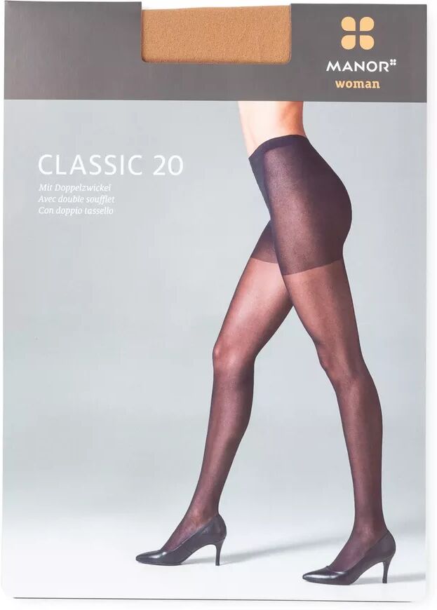 Manor Woman - Strumpfhose, 20 Den, für Damen, Sand, Größe I