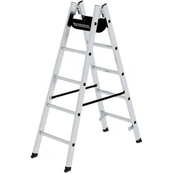 PROREGAL Sprossen-Stehleiter 2x5 Sprossen