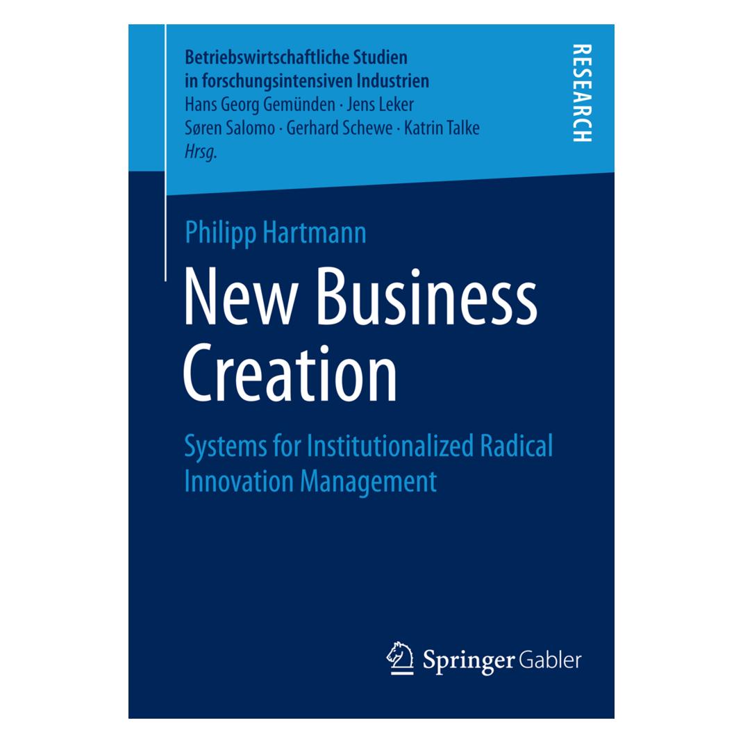 Springer New Business Creation (Englisch, Softcover, Philipp Hartmann) (55551613)