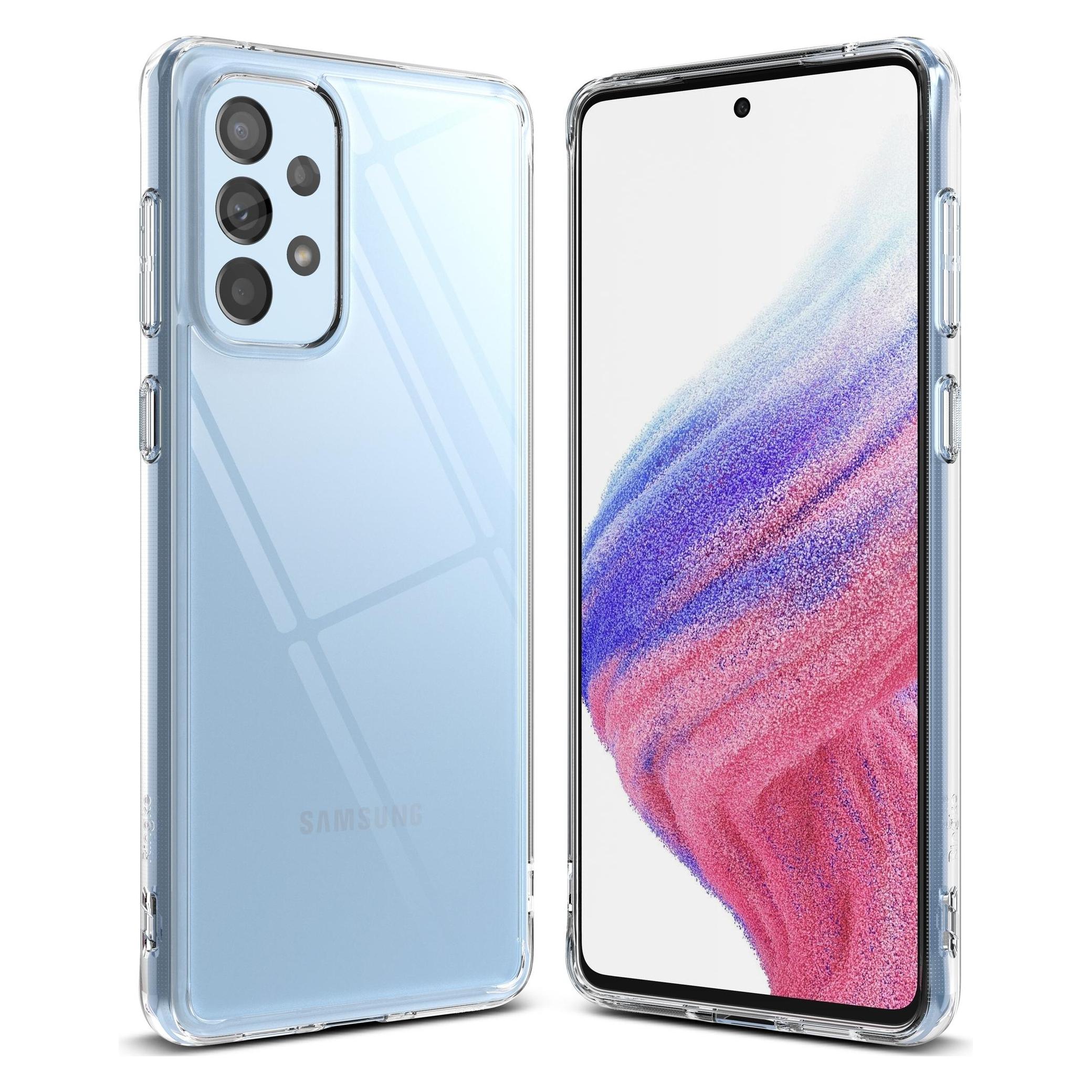 Ringke Fusion tpu case with frame Samsung galaxy a73 transparent (Samsung Galaxy A73 5G) (Ringke SAMSUNG Galaxy A73 FUSION CLEAR)