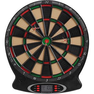 Best-Sporting Dartscheibe London, elektronisch, 1 - 8 Spieler, aus Kunststoff, mit 6 Pfeilen, für Softdarts